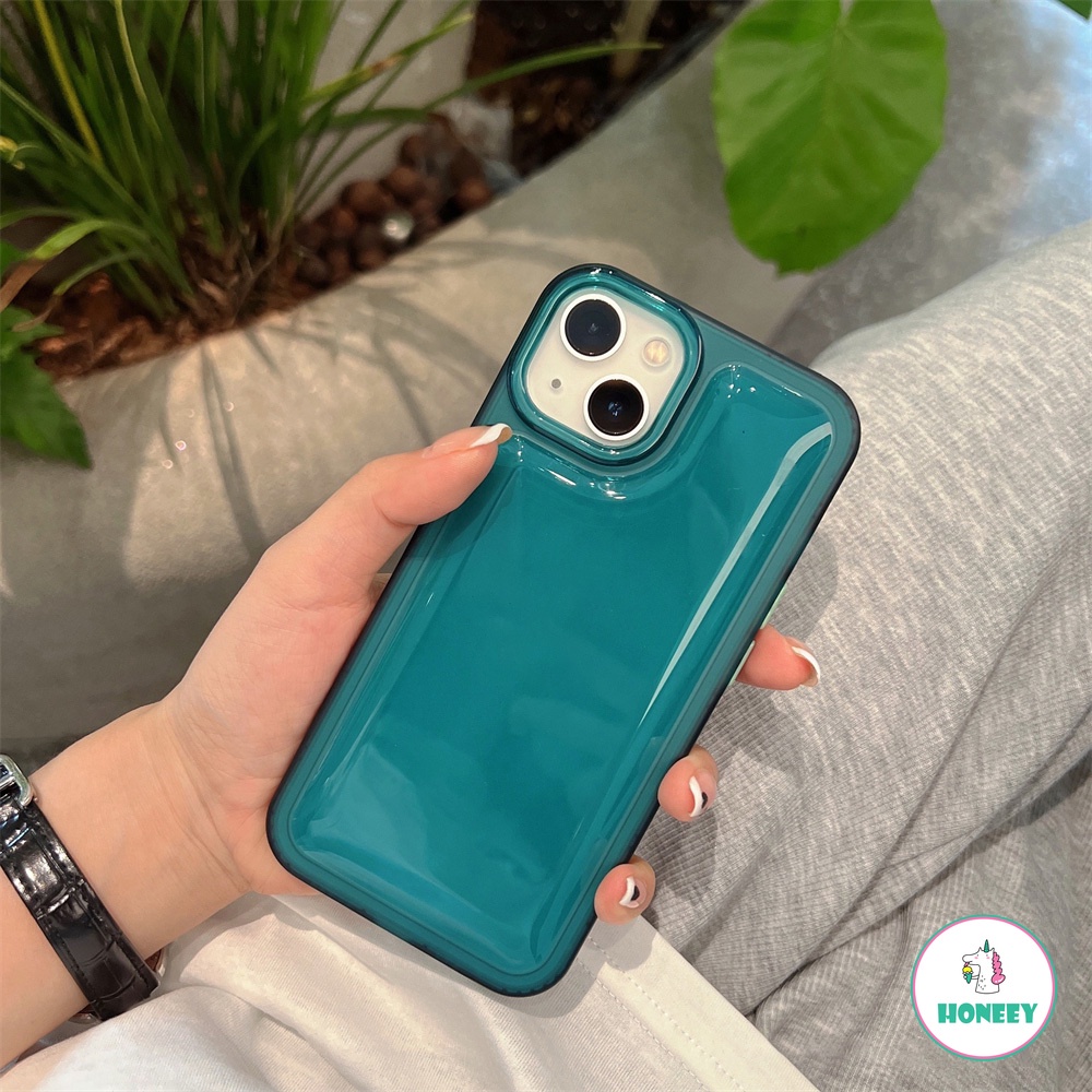 IPHONE Luxury Airbag Shockproof Phone Case Kompatibel Untuk Iphone13 12 11 Pro Max X XR 8 7 Plus Penutup Belakang TPU Lembut Tahan Guncangan Bening Penyerap Goncangan