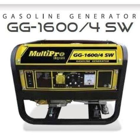 Multipro Generator Listrik 1000 Watt Bensin 4 Tak Genset Gg-1600 4Sw