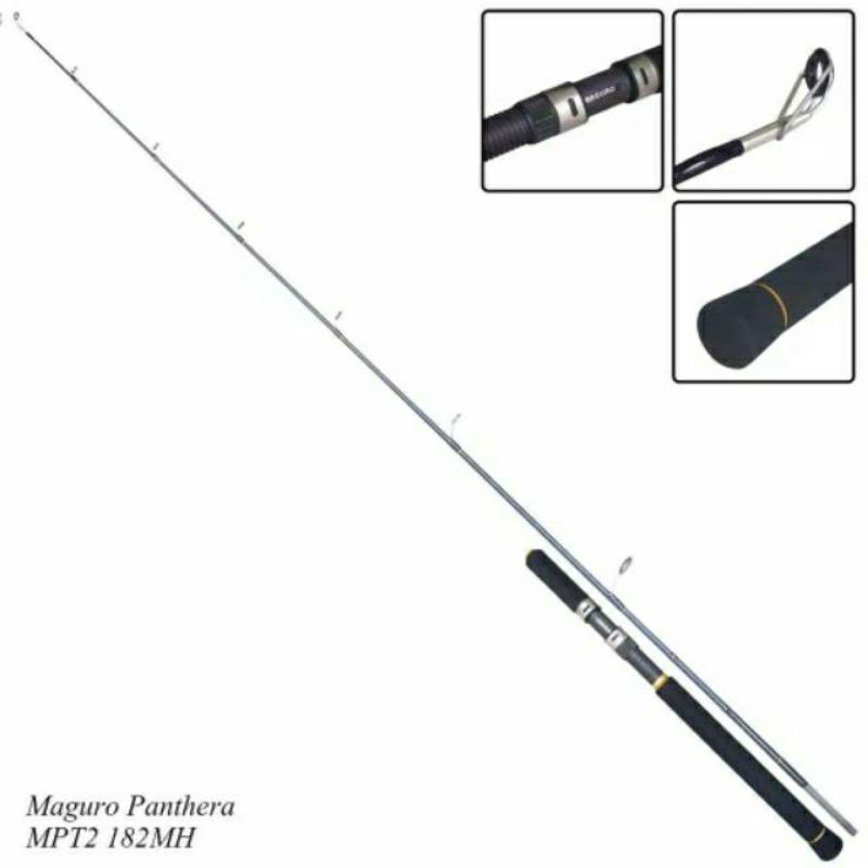 Joran maguro Panthera 183MH | 213MH | SPINNING | CASTING | Ring Full Fuji