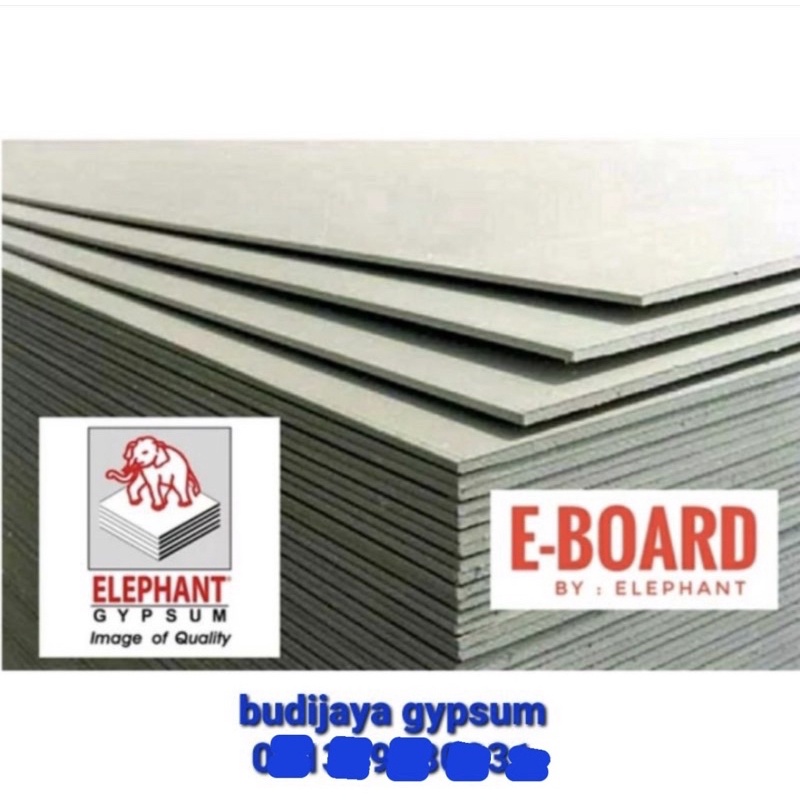 GYPSUM ELEPHANT / GYPSUM EBOARD / PAPAN GYPSUM 9MM