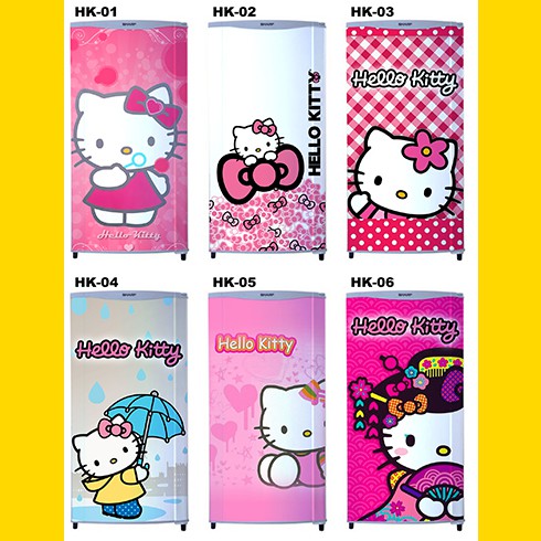 Sticker Kulkas 1 Pintu  Hello  Kitty  Shopee Indonesia