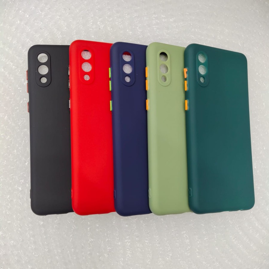 Case Samsung A02 Sofcase Candy Macaron Protective Camera - Hijau lumut