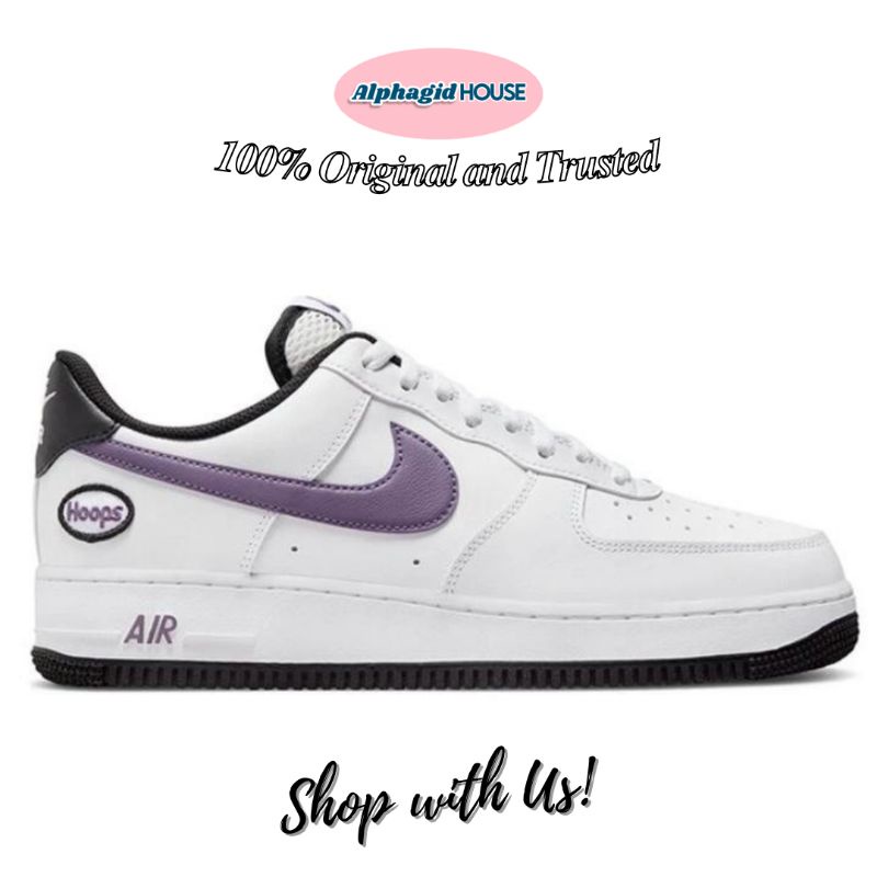 Nike Air Force 1 Hoops Canyon Purple Mens BNIB ORIGINAL RESMI 100%