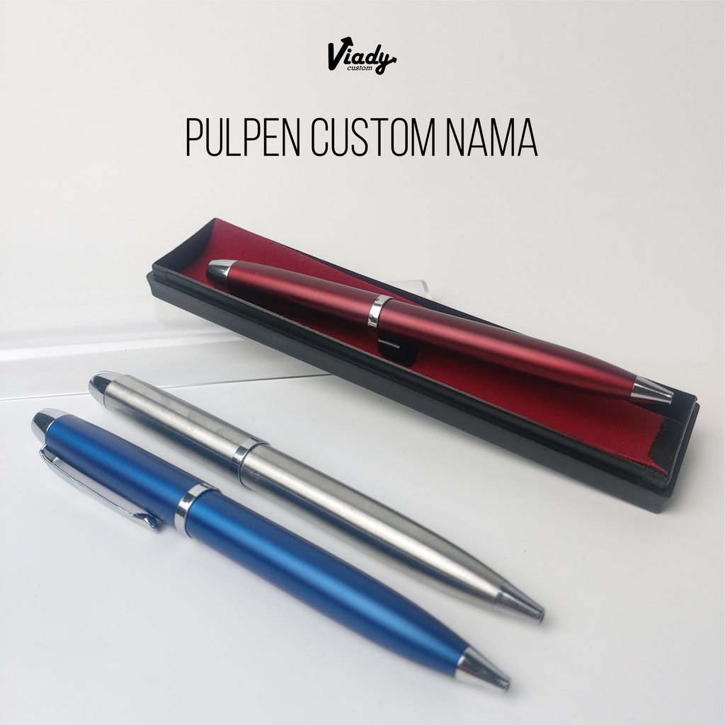 

Pulpen custom Ballpoint Pulpen Metal Exclusive Pen Besi | Souvenir | Kado