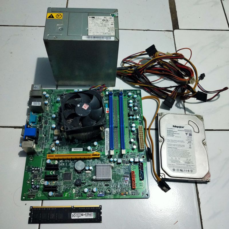 PC i7 3770 Mobo H61 Ram 16GB SDD 120GB HDD 500GB Murah Siap Pakai