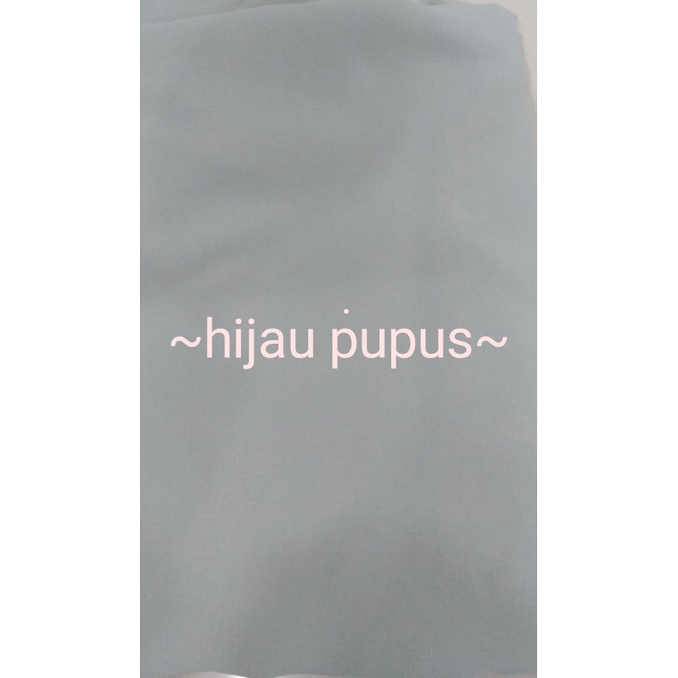 pashmina jumbo syar'i 200x100cm-Hijausage/greentee