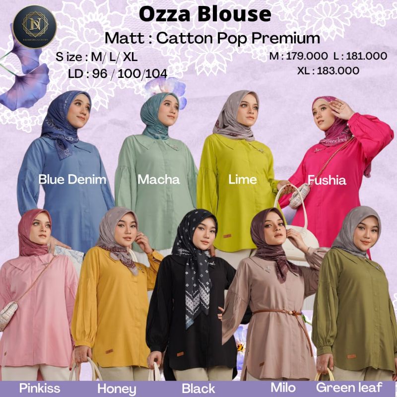 TERLARIS BLOUSE NADHEERA LUXURY Ozza Blouse by Nadheera Luxury