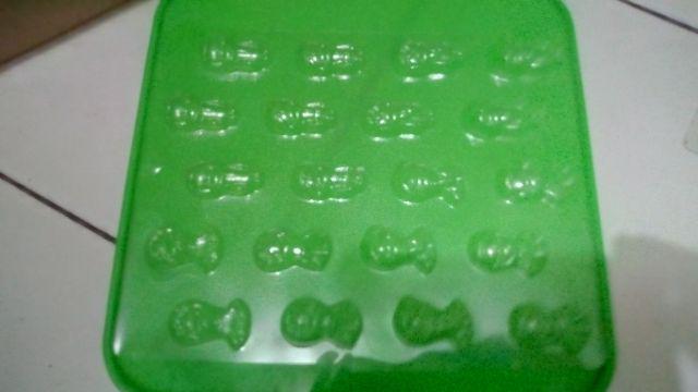 Cetakan Coklat Puding Mika  Tema Lebaran Ketupat Masjid Anak Sholeh Kubah Beduq