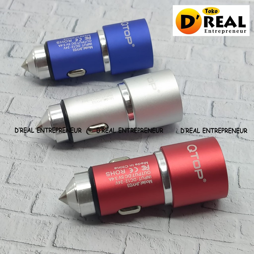 CAR CHARGER SAVER JHY-03 DYNAMIC DUAL USB 3.4A