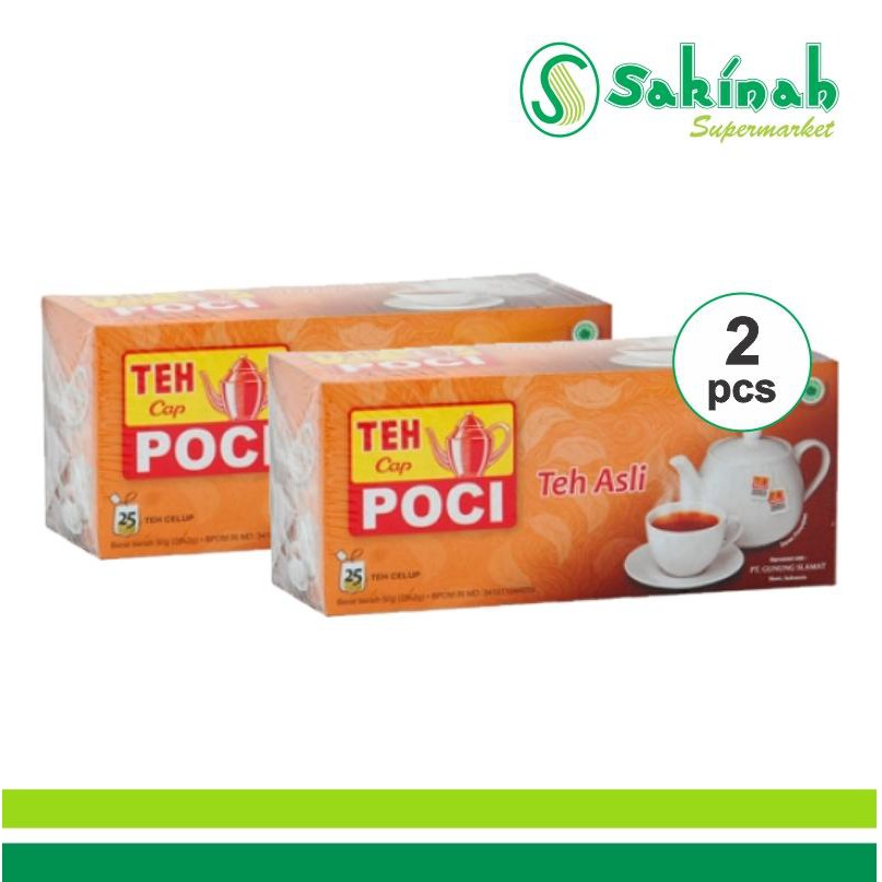 Teh Poci Teh Celup 25 Sheets (2pcs)