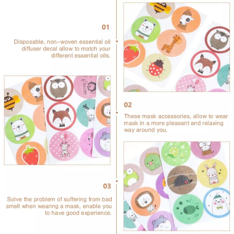 (Pimenova) sticker aroma untuk masker