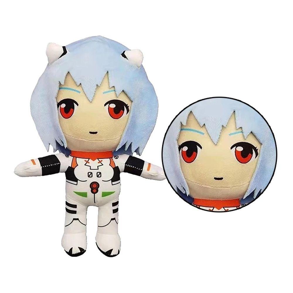 Lanfy Evangelion EVA Plush Doll Hadiah Ulang Tahun Kawaii Anime Kartun Boneka 25 cm Cosplay Mainan Mewah