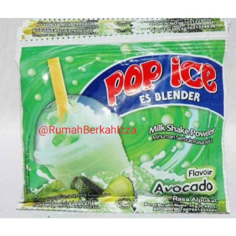 

POP ICE ALPUKAT/AVOCCADO RENCENGAN ISI 10 TERMURAHHH!!!