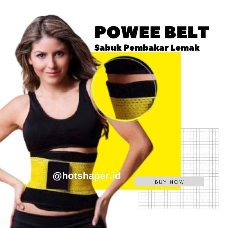 Korset Pelangsing Perut HOT SHAPERS POWER BELT Korset Neotex Sabuk Pengecil Pelangsing Perut Pria Wanita