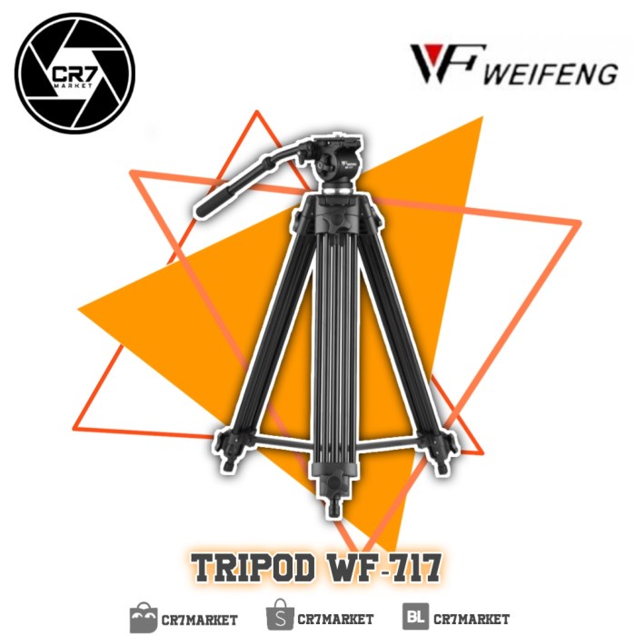 {adenastore} Video Tripod Weifeng WF-717  Bag Murah