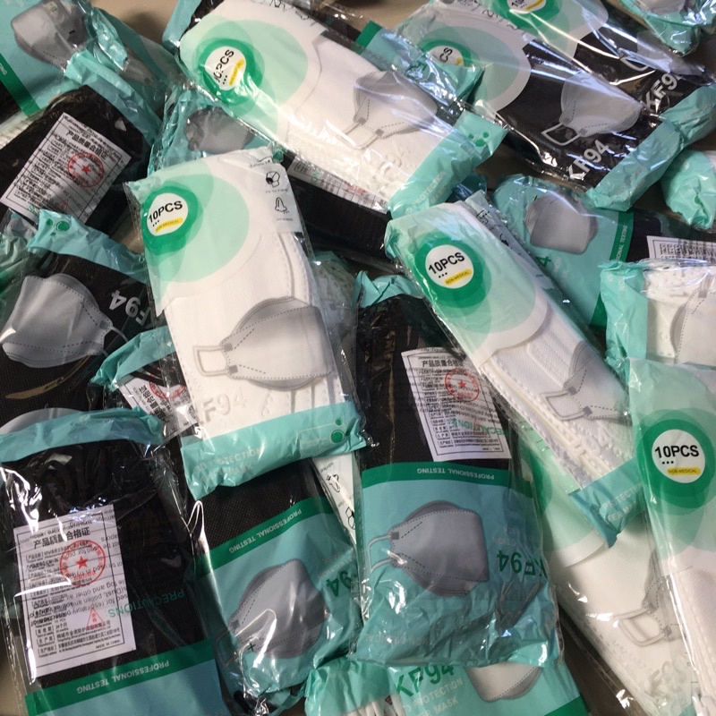 (BISA COD) KF94 Masker 10 PCS Masker Korea 4PLY Masker EVO 4D Premium