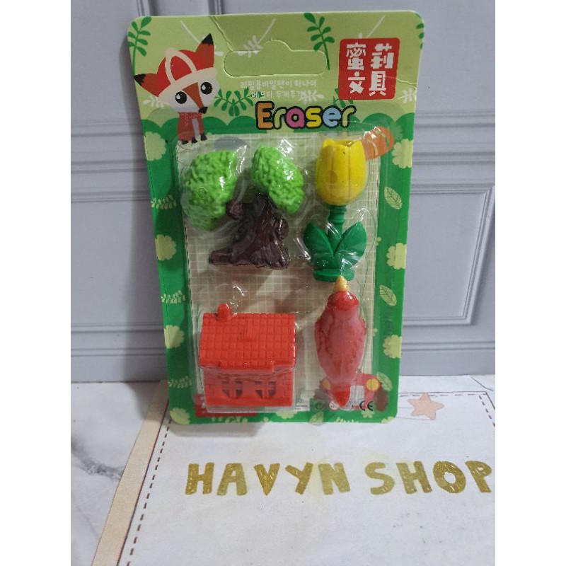 penghapus hewan/stip animal/hapusan lucu-J