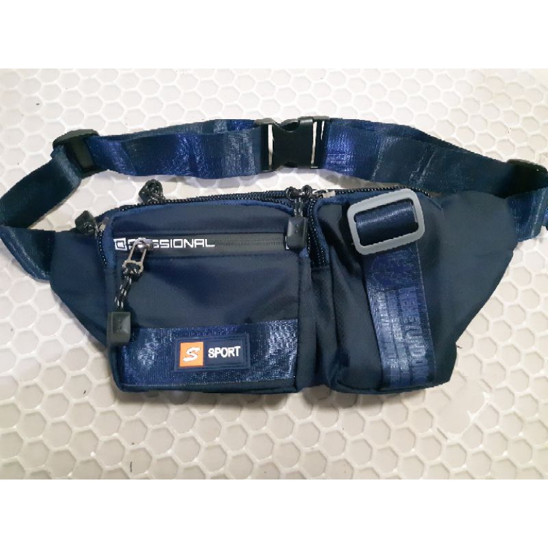 HAOSHUAI 009-1 Tas Selempang Pria Waistbag Pria Waterproof IMPORTIR BAG