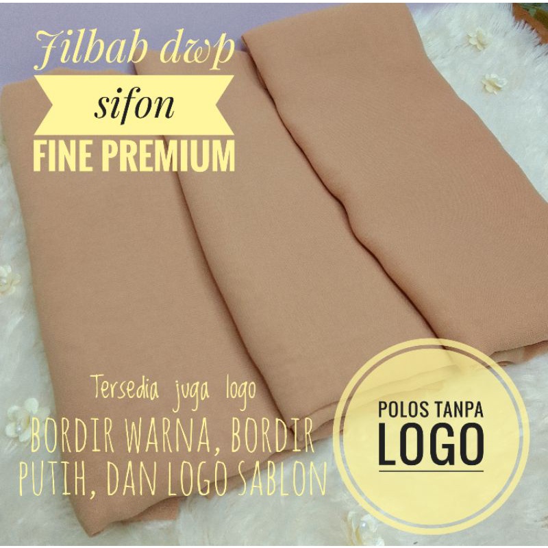 Jilbab dwp sifon fine premium kerudung dwp premium terlaris