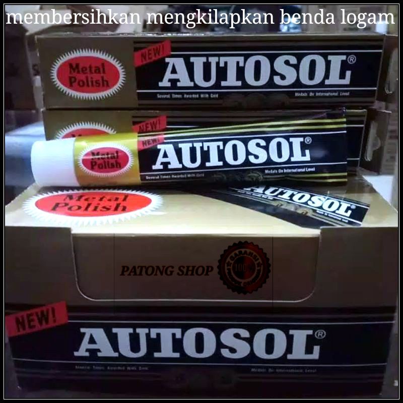 Autosol Metal Polish 50gr pembersih logam pengkilap chrome