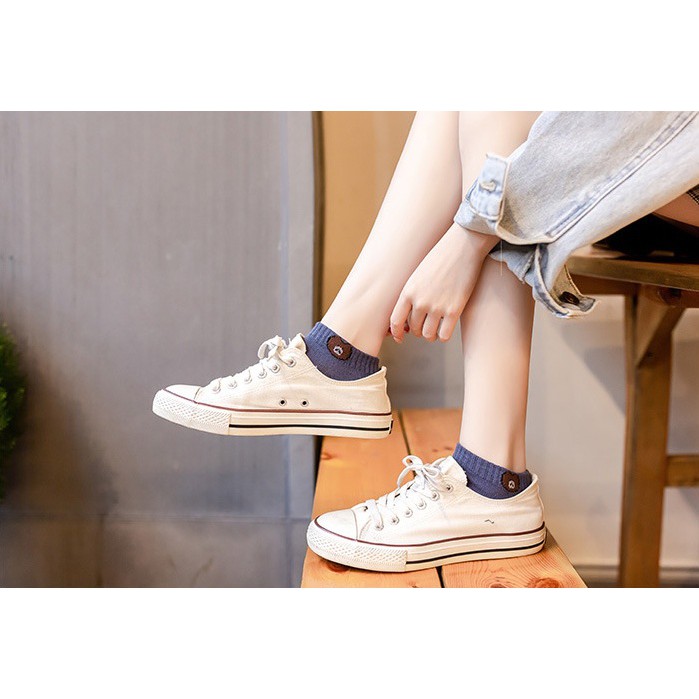 AliMaMa - KAOS KAKI BEAR - Kaus Kaki Perempuan Laki Laki Unisex Mata Kaki Ankle Sock Socks Murah Medan-7