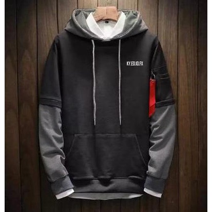 Amspro Hoodie pria Sweater pria atasan pria Eleven