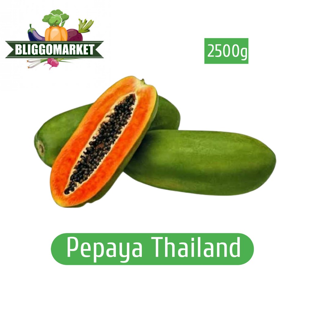 

Pepaya Thailand -/+2500g 1Pcs (Bliggomarket)