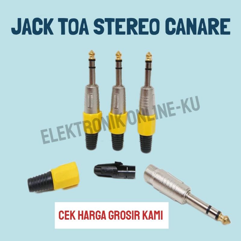 JACK TOA STEREO CANARE