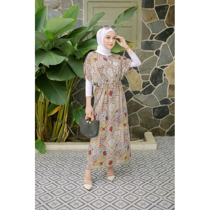 Arien Dress / Daster Wanita Bahan Katun Rayon / Atasan Wanita Terbaru 2022 Kekinian Import Muslim / 
