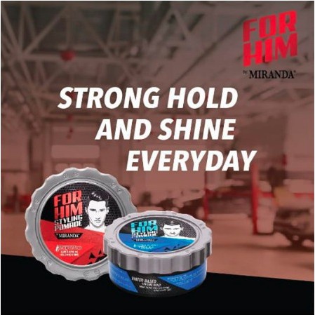 IDOLAKU For Him Styling Pomade Water Based Super Strong Hold and Shine 50gr