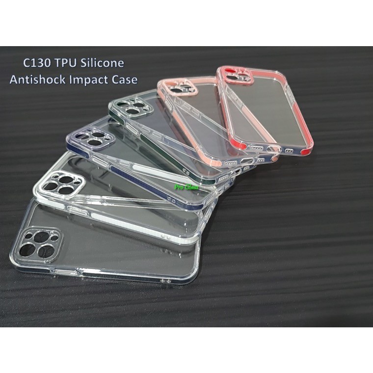 C130 Iphone 11 / 11 PRO / 11 PRO Max / 12 / 12 MINI / 12 PRO / 12 PRO MAX AntiShock Square Impact Silicone Case