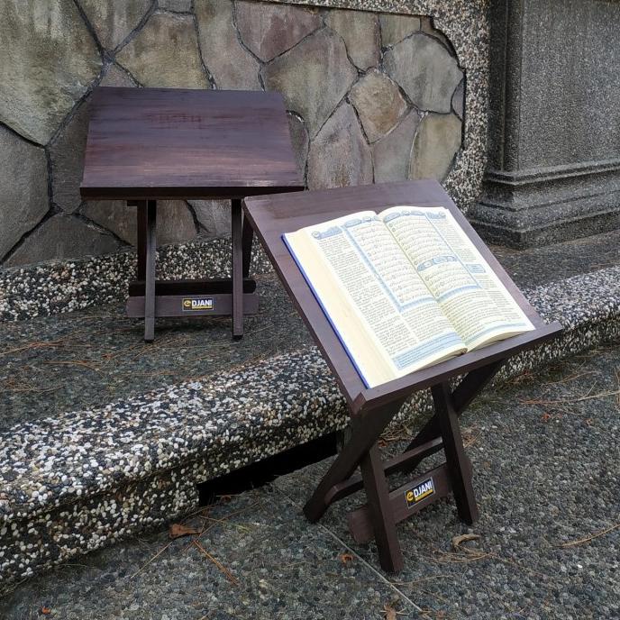 Dampar/ Rekal/ Rehal/ Meja Ngaji Lipat Miring Istimewa