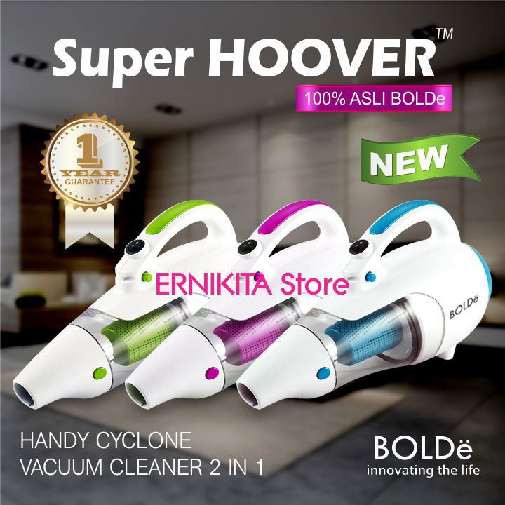 BOLDe SUPER HOOVER 2 IN 1 - Handy Cylone Vacuum Cleaner