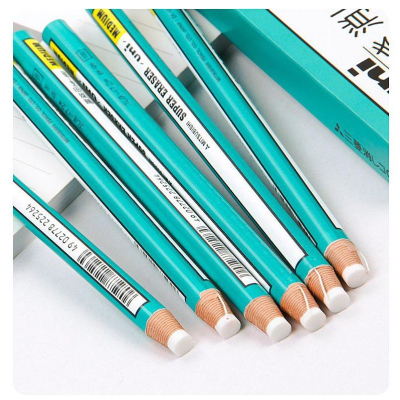 

Uni Super Eraser Penghapus Mitsubishi Pencil Shaped Eraser Medium EK-100