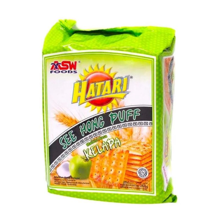 

Asw hatari malkist rasa kelapa 260 gram