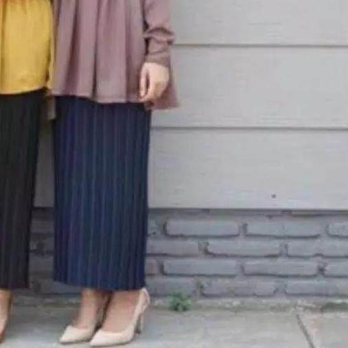 ☺ Rok Plisket Span Lurus Centi Premium Murah ○