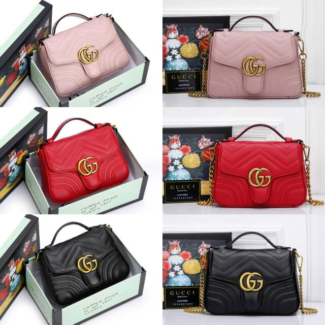Hoh MARMONT MINI GG TOP HANDLE WITH BOX 8011*