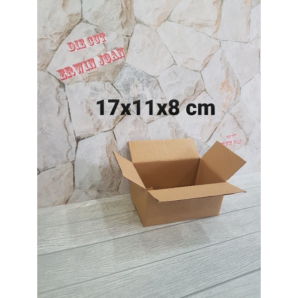 

Kardus / Box / uk. 17x11x8 cm / Karton Packing polos baru ST