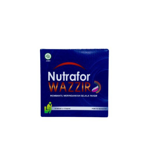Nutrafor Wazzir / Nutrafor Wasir per Strip isi 4 biji - LDA