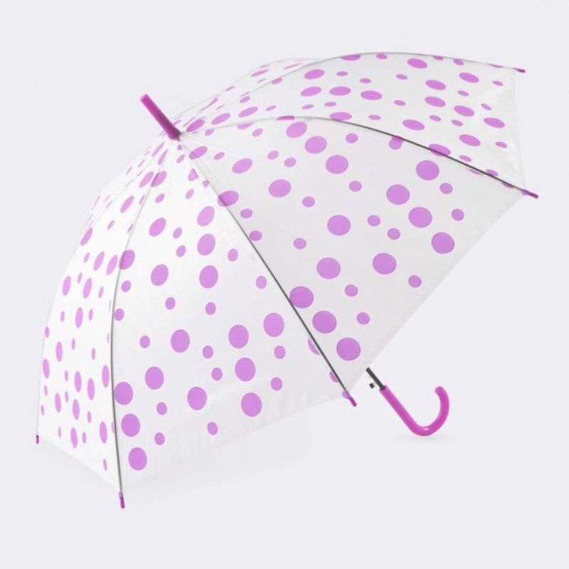 PAYUNG TRANSPARAN/PAYUNG KOREA MOTIF PULKADUT