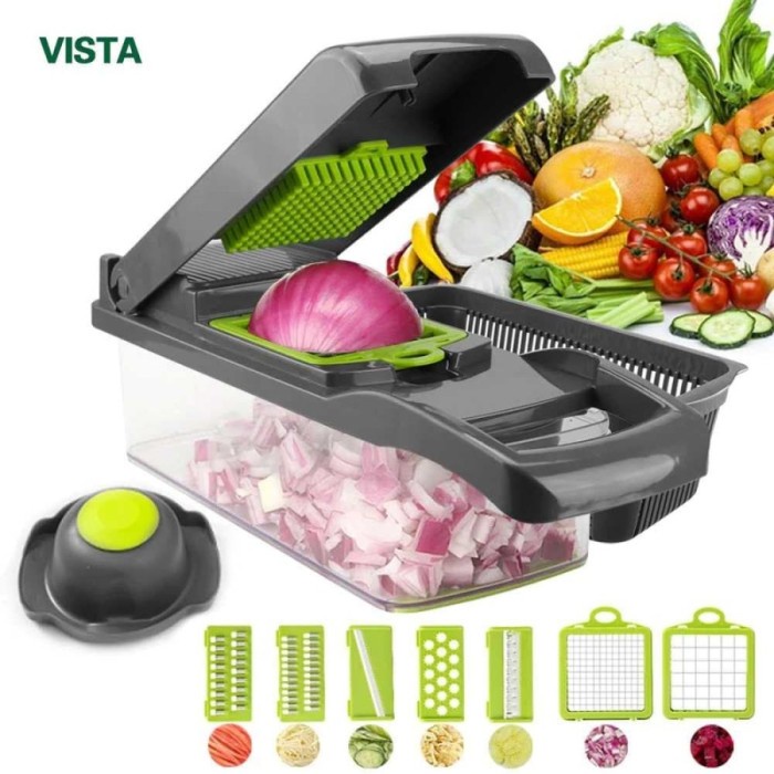 BAROKAH GAMIS NICER DICER 2 UPGRADE PLUS DRAINING BASKET BASKOM PEMOTONG SERBAGUNA