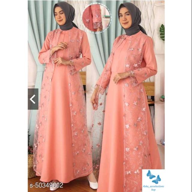 Gamis Hena Busui-Coral