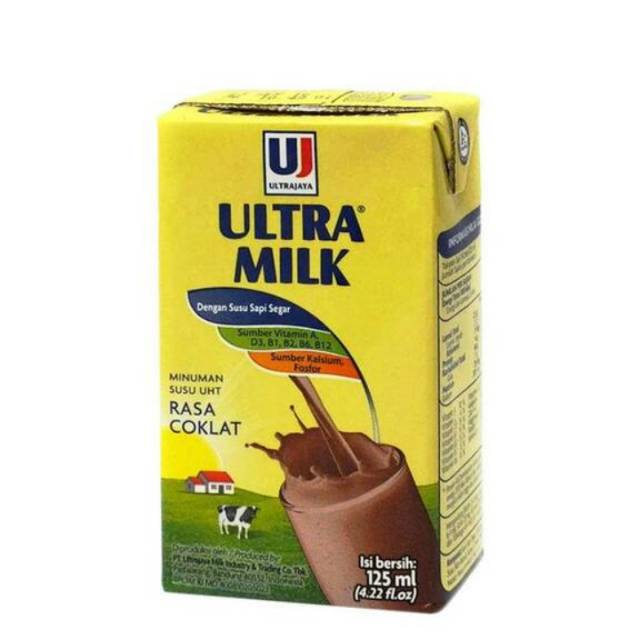 

Susu Ultra UHT coklat 125 ml