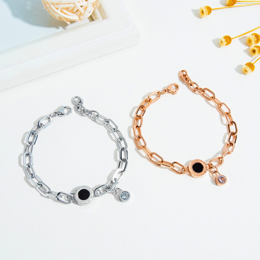 NEW Gelang Titanium Love Import Korea Cocok Hadiah GK154 sangat elegant modern hadiah