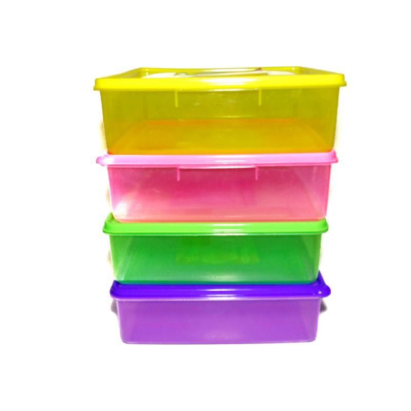 Tempat Kue Lapis 20cm 3Liter / Box Plastik / Tempat Sayur / Kotak Wadah Serbaguna