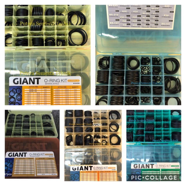 Jual Giant For Caterpillar Hitachi Kobelco Komatsu Volvo Seals O Ring Service Kit Box Oring Set Kits Nbr Shopee Indonesia