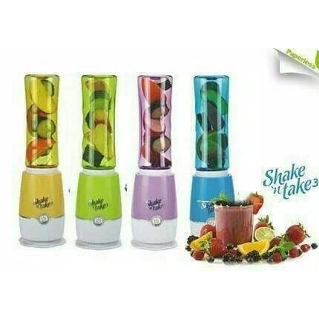 Shake n Take 3 / Blender Portabel / Blender Juicer / Blender Jus / Blender Gratis Botol