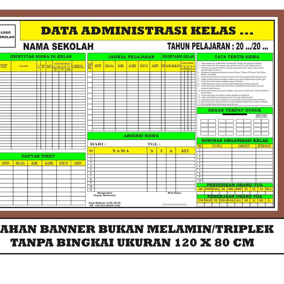 

Menarik.. Papan Data Administrasi Kelas dan Bank Data Kelas Murah