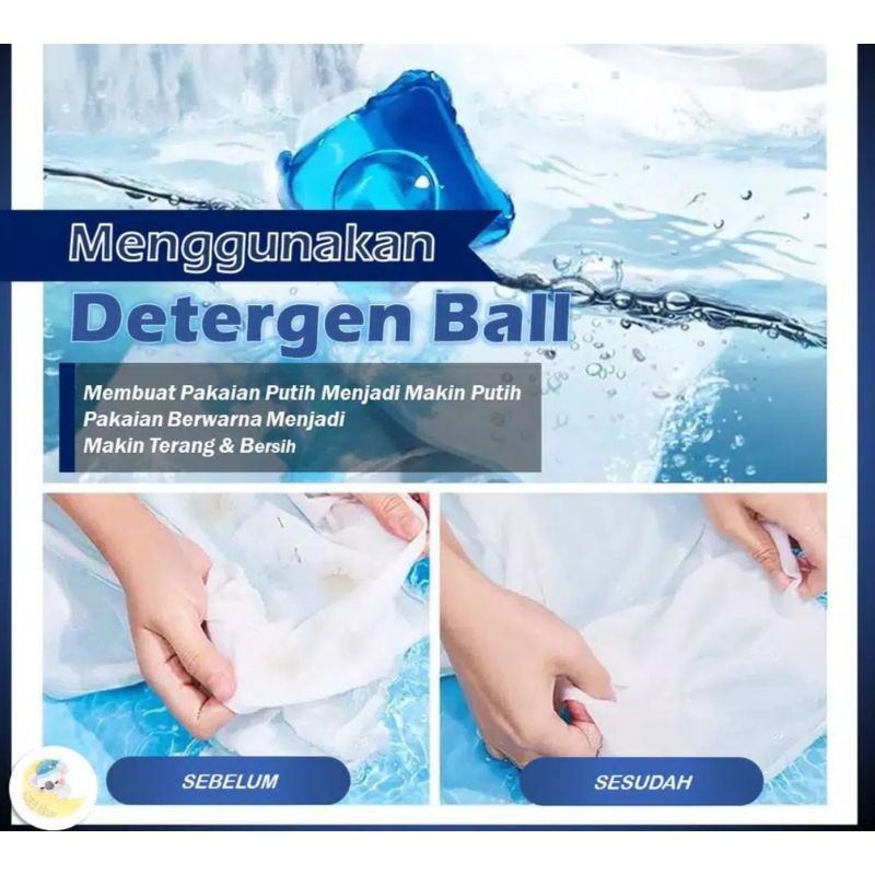 [50pcs] Laundry detergent Gel Ball / SABUN cuci baju antiseptik / Deterjen Laundry Gel Ball