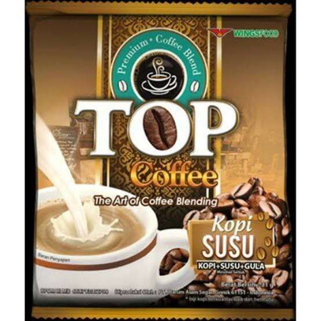 

TOP Kopi Susu (1 renteng/ 12 sachet)
